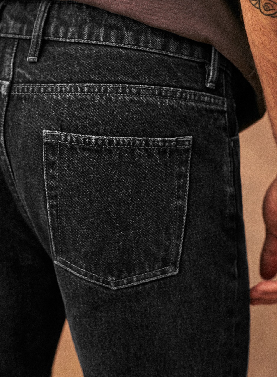 Avi Slim Jeans Washed Grey