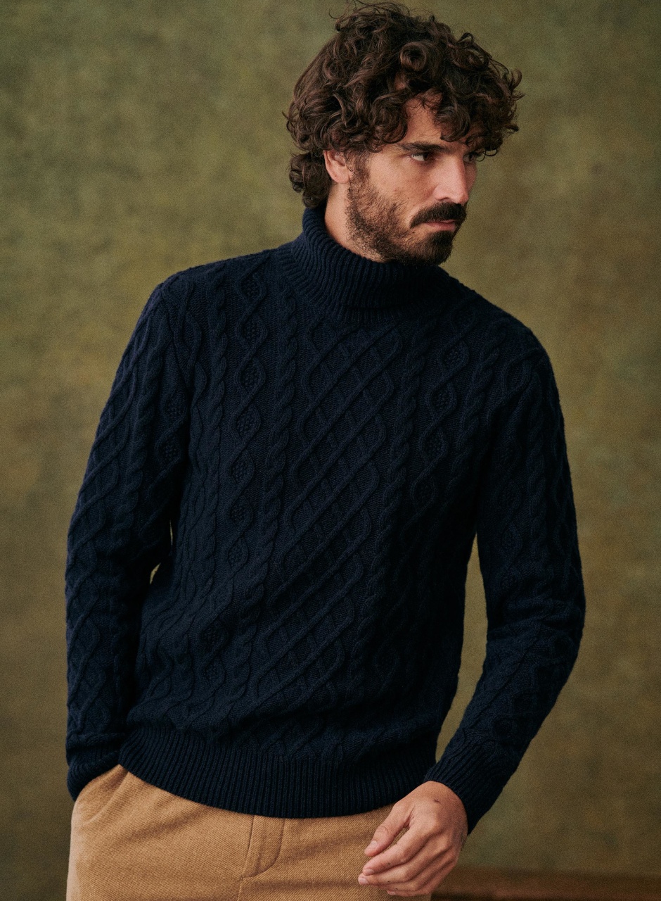 Ayden Sweater Navy Blue