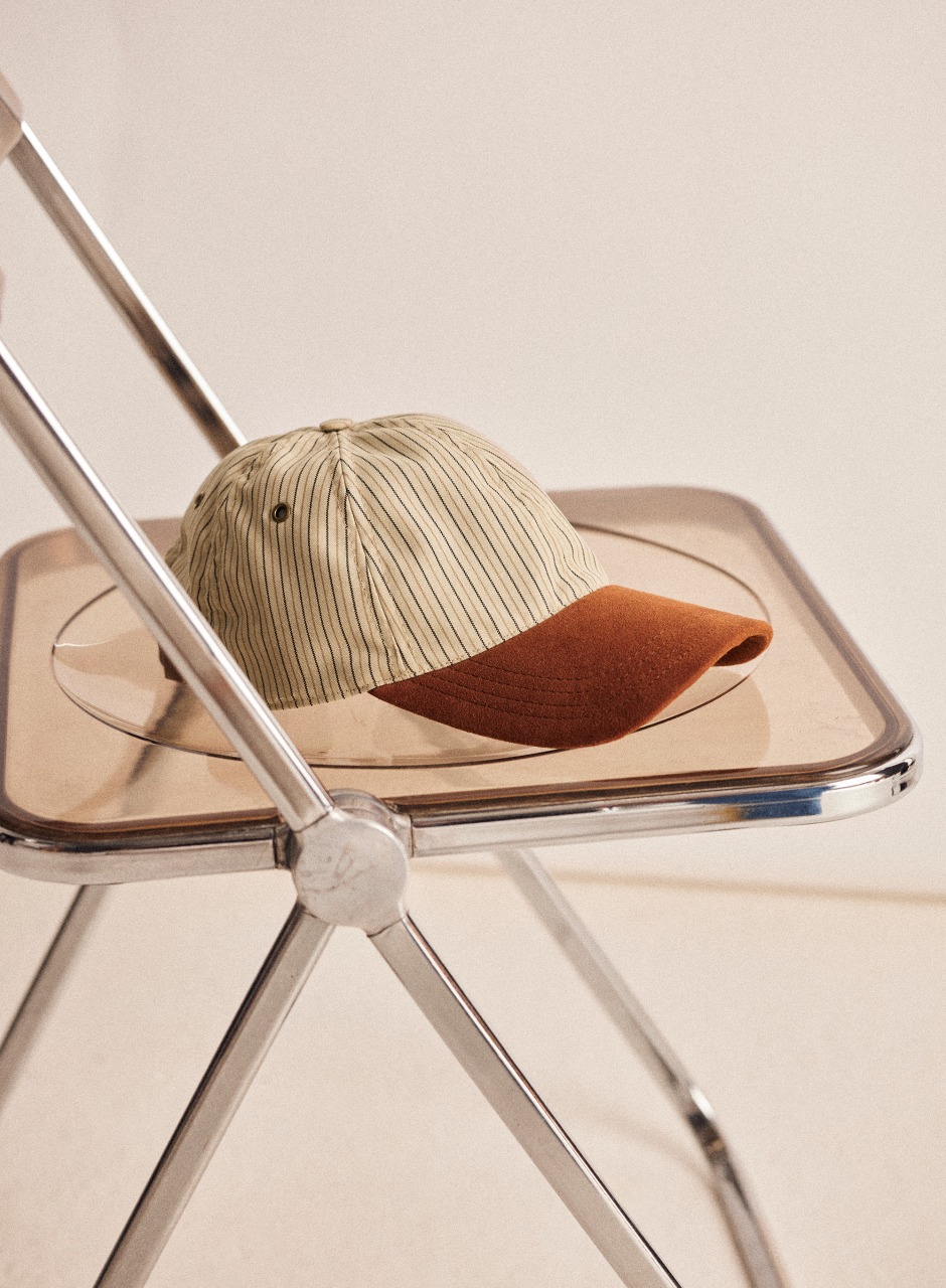 Scaddle Cap Ecru stripes Beige / Na