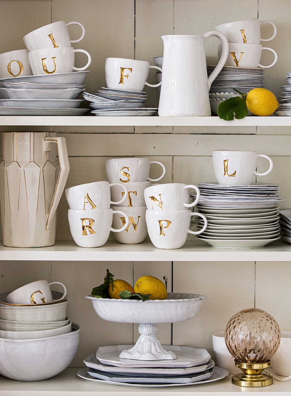 S��zane Maison -  Appolline Mug Ecru Letter S