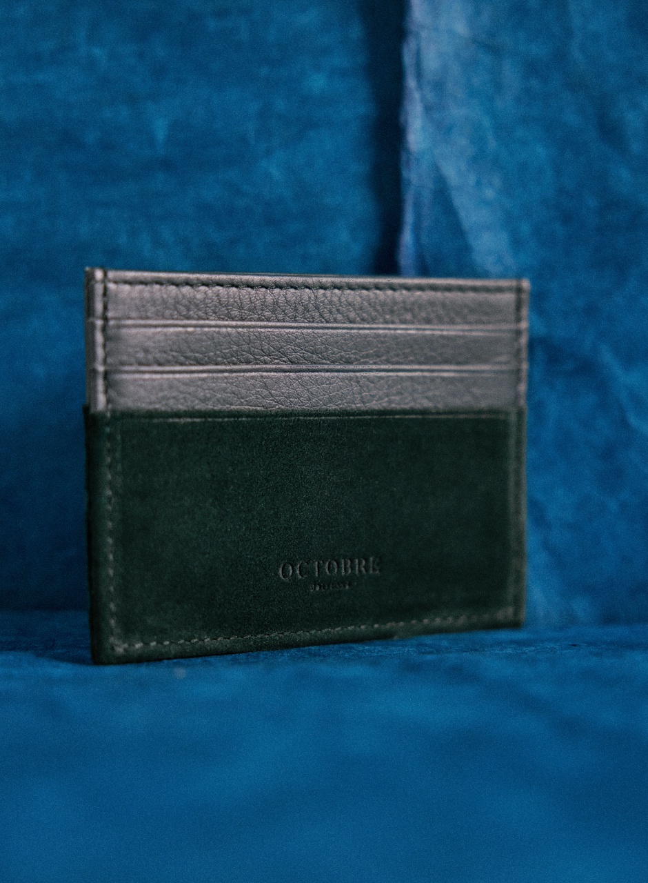 Dean Bi-Material Card Holder Green