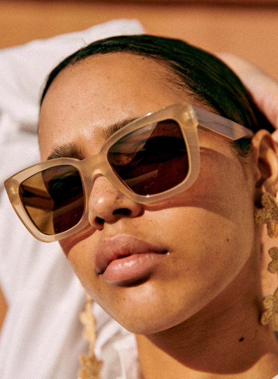 Mila Sunglasses Milky beige