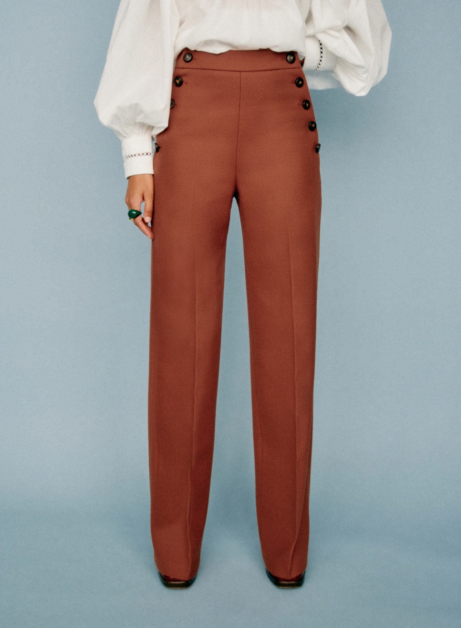 Marino Trousers Terracotta