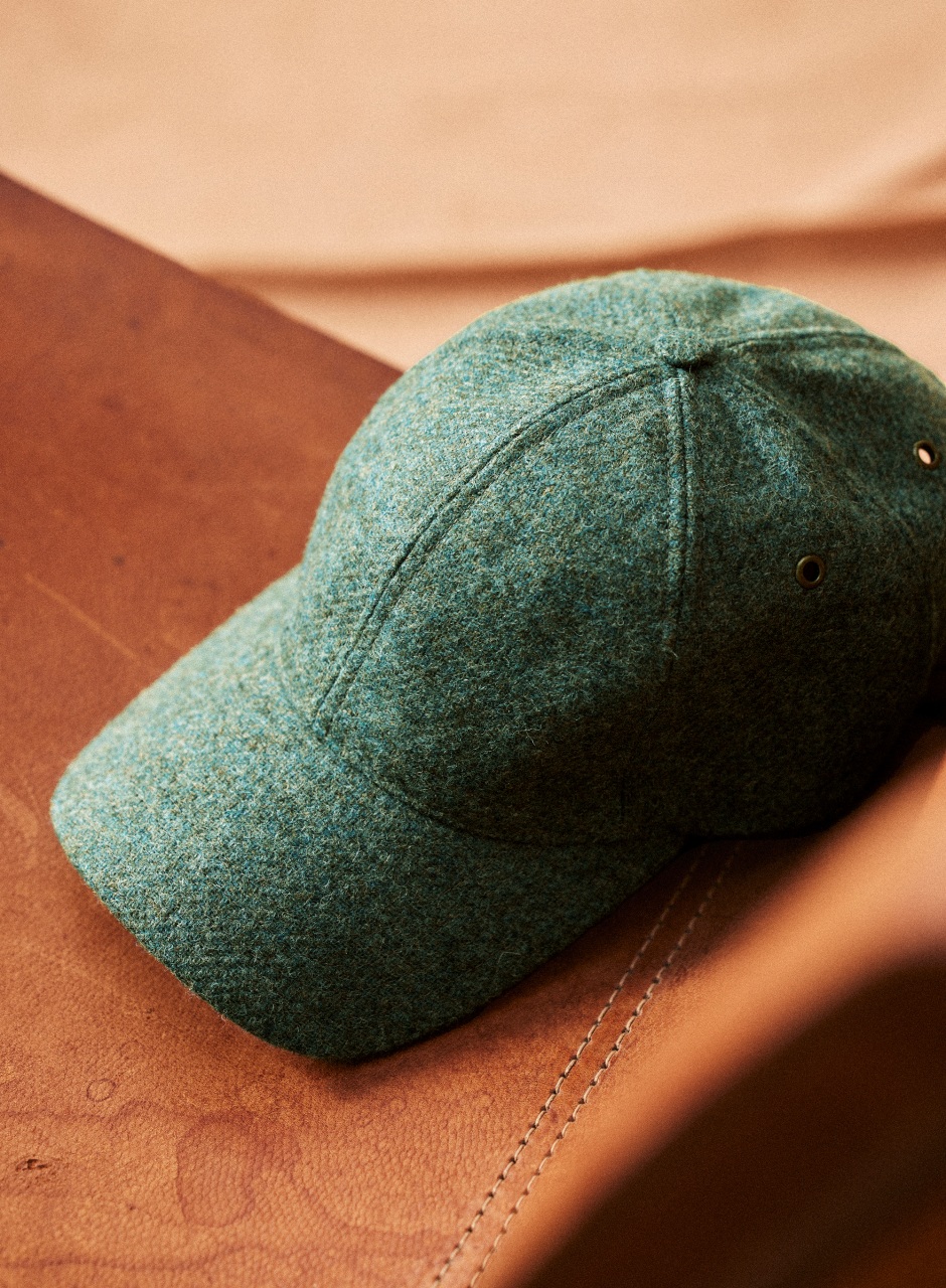 Chase Tweed Cap Green
