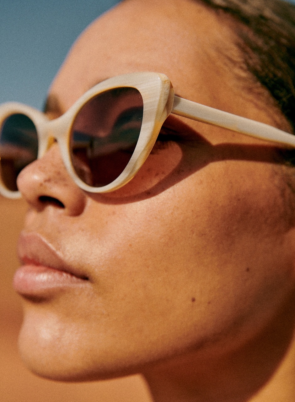 Bianca Sunglasses Ecru