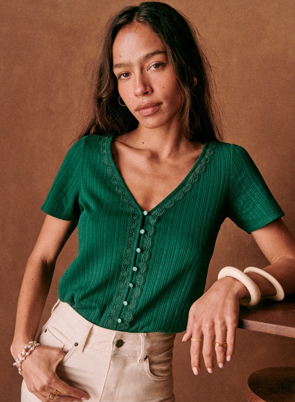 Maddie T-Shirt Emerald Green