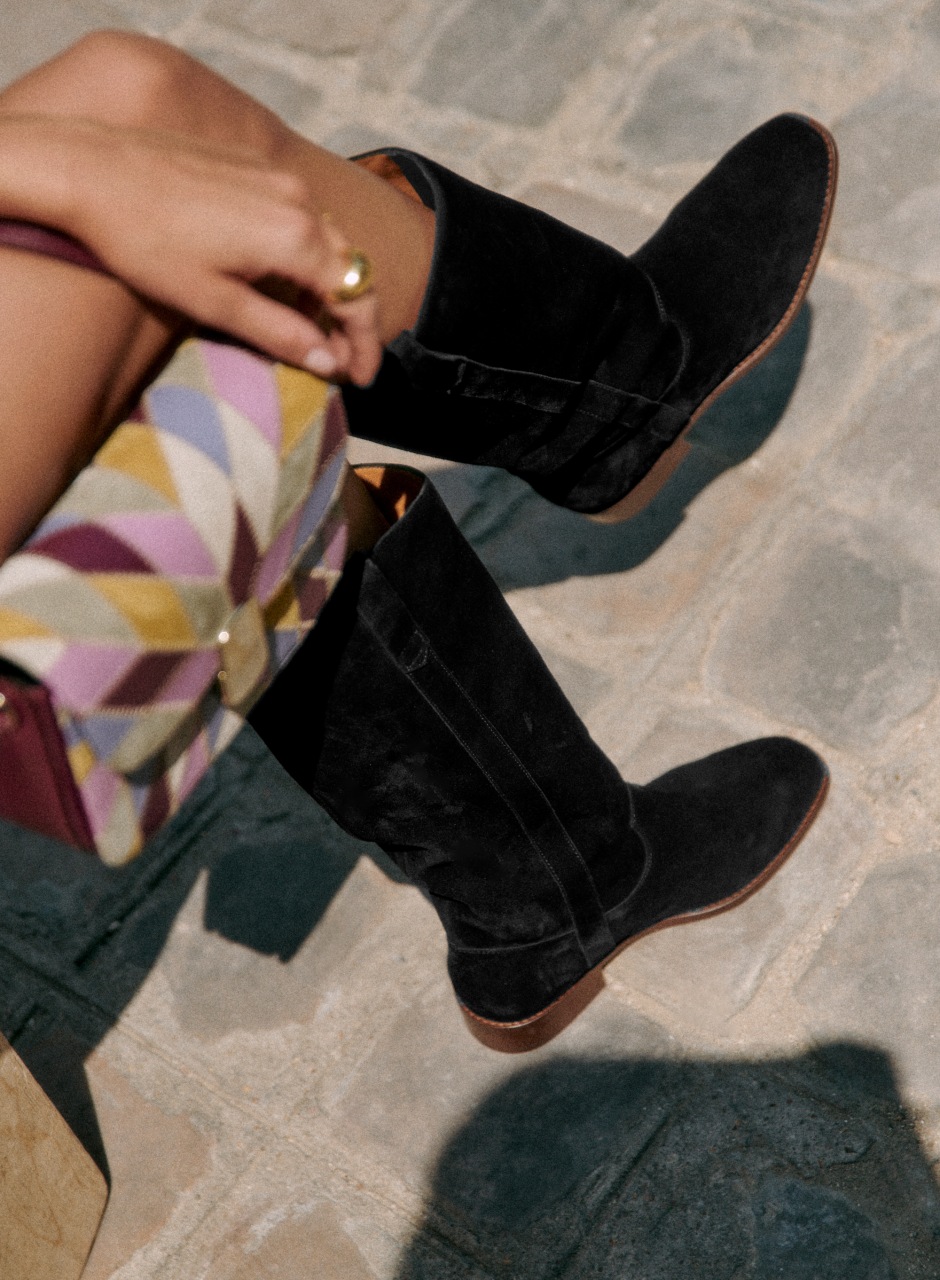 Gabrielle Low Boots Black