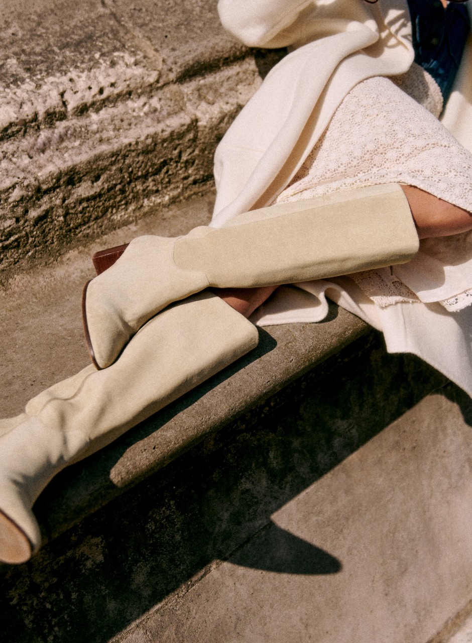 Ad��le Boots Stone