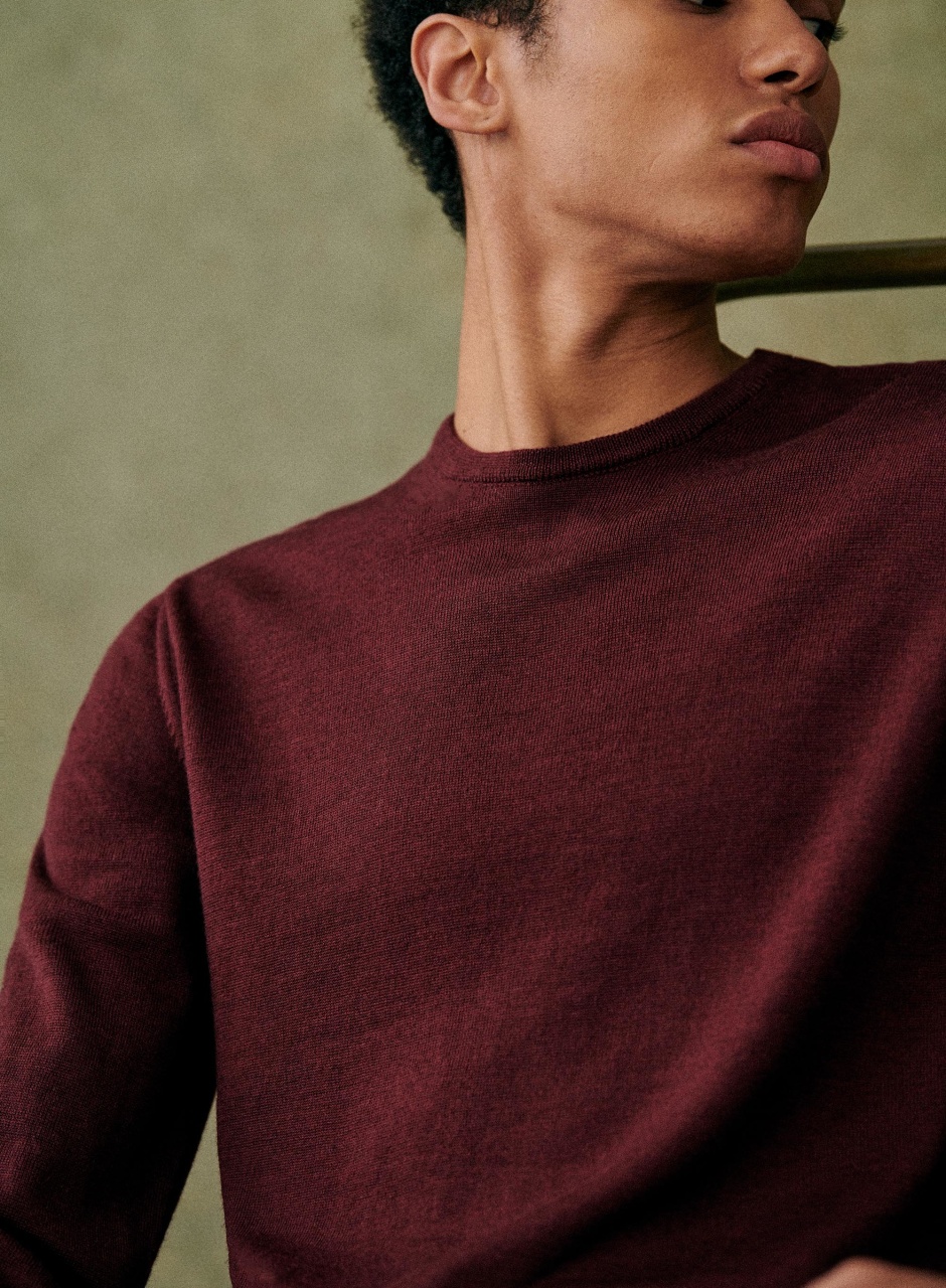 Nils Sweater Burgundy