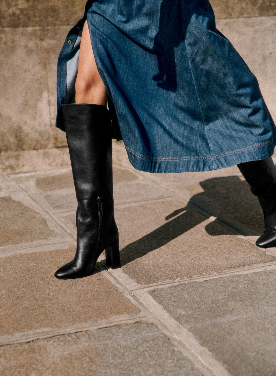 Amandine Boots Smooth Black