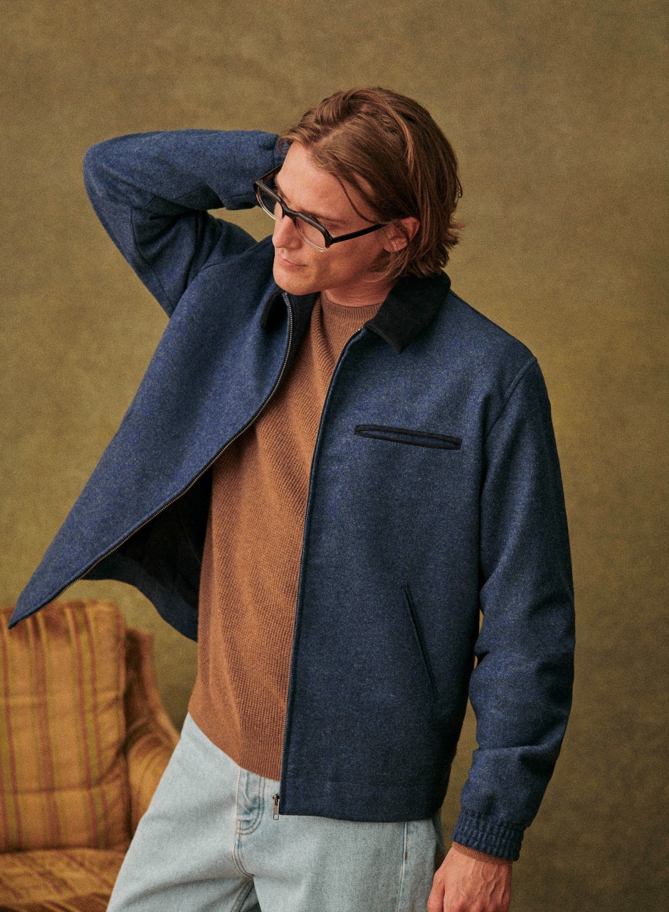 Dilirt Jacket Mottled Blue