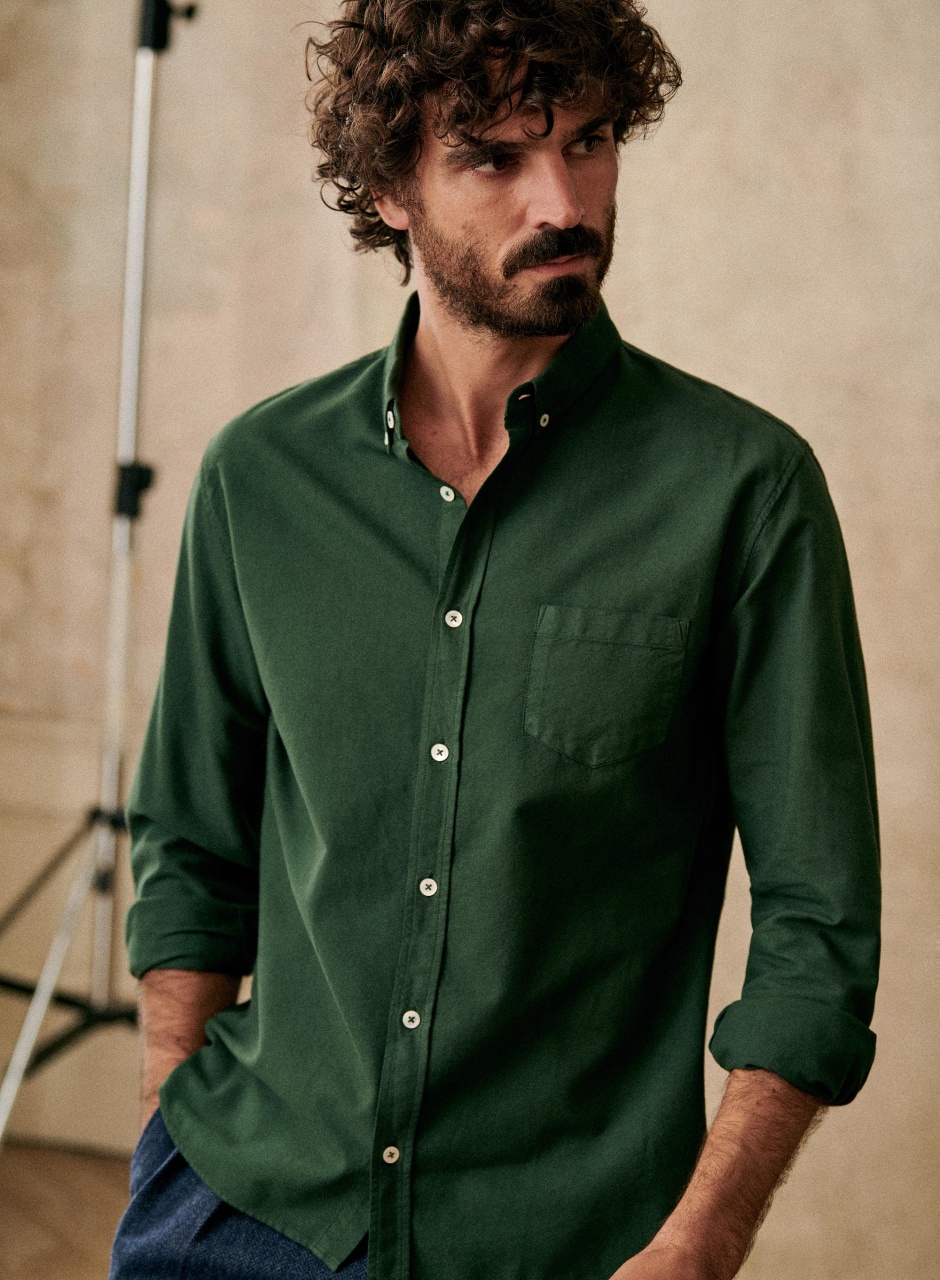 Oxford Charlie Shirt Green