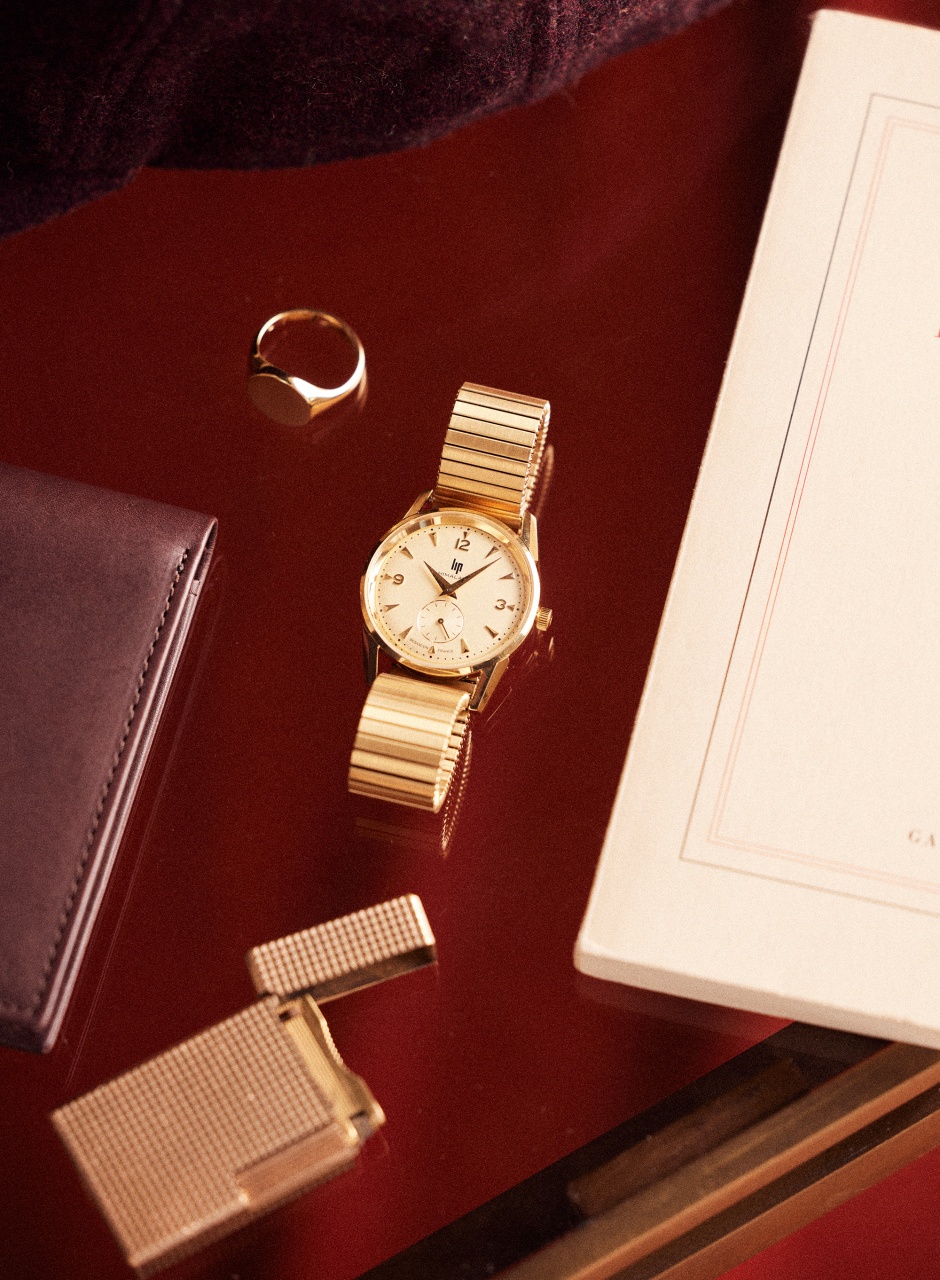 Himalaya Lip x Octobre Flexo Watch Gold