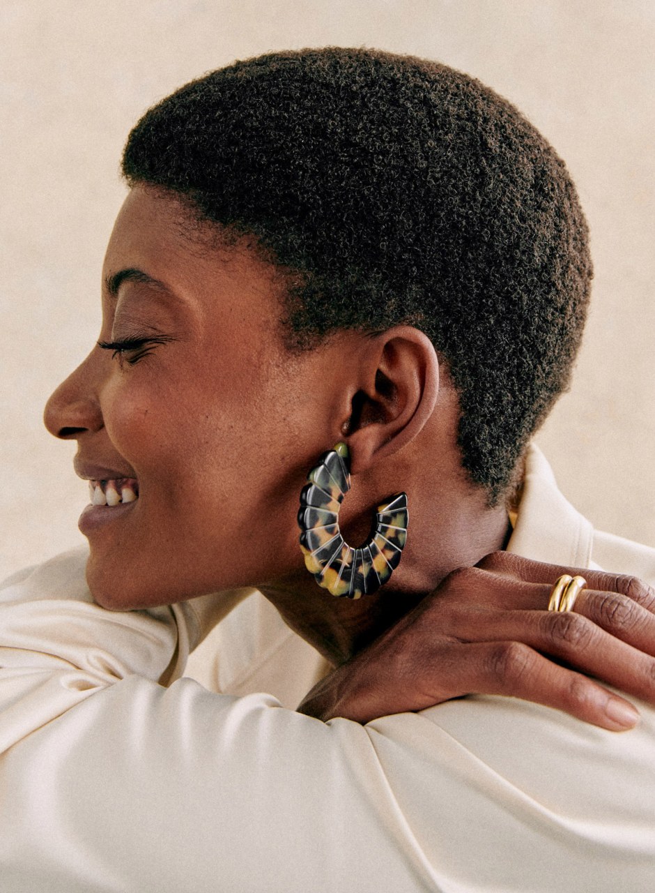 Sandy Earrings Tortoiseshell