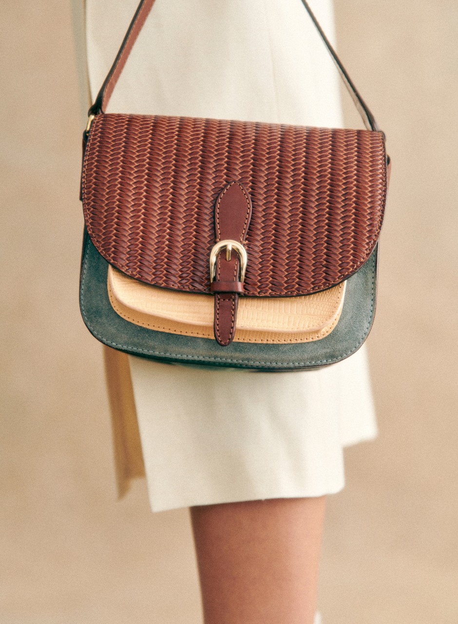 Rom��o Bag Woven Chocolate/ Multicolour