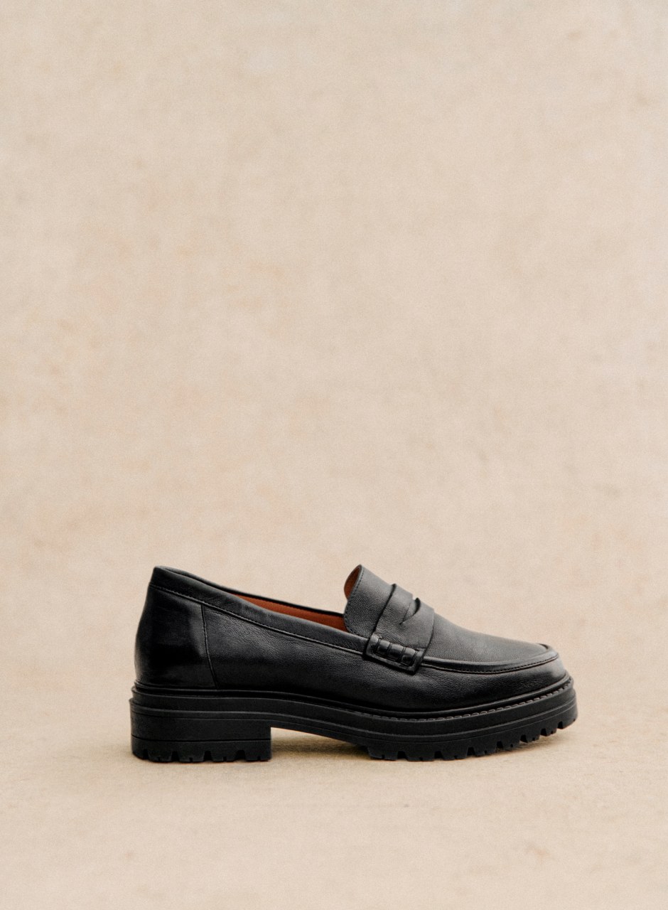 Albane Loafers Smooth Black