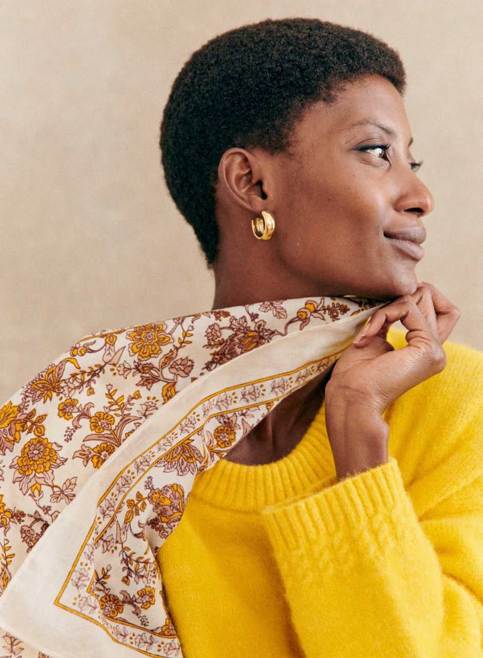 Gaston Scarf Fleurs indiennes avril