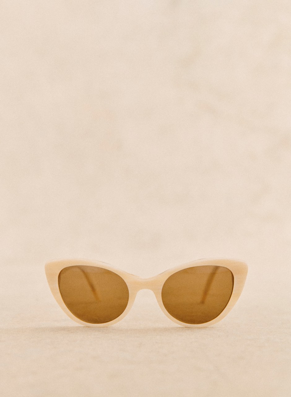 Bianca Sunglasses Ecru