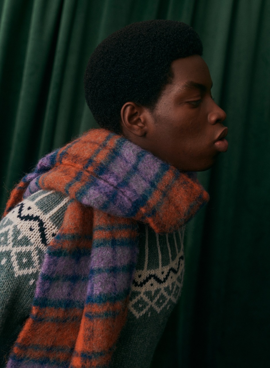 Goity Scarve Mauve / Orange