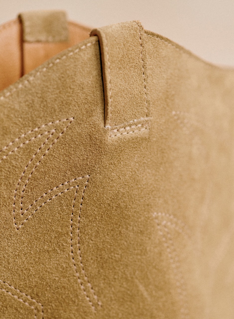 Phoebe Mid Boots Beige