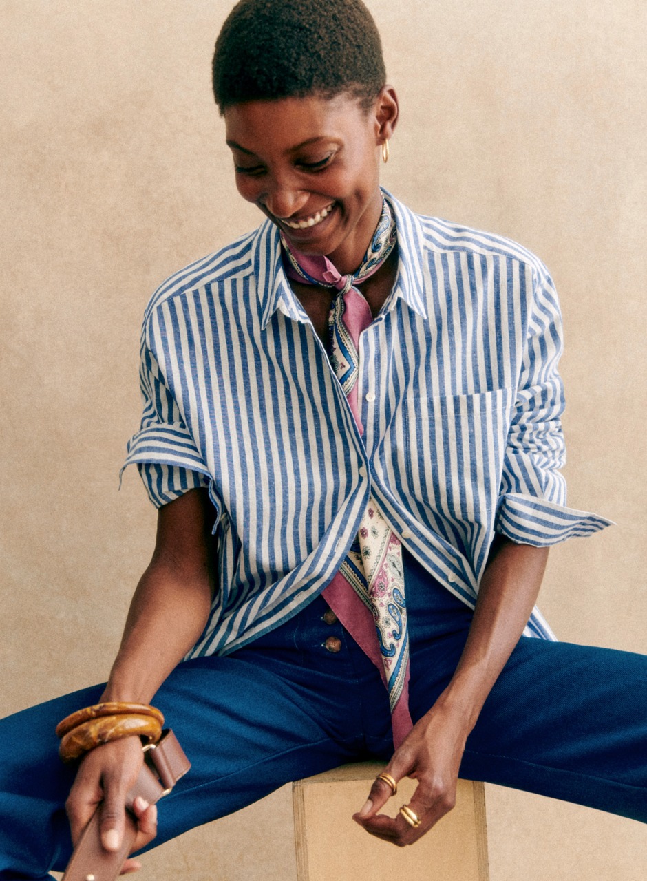 Max Shirt Striped blue