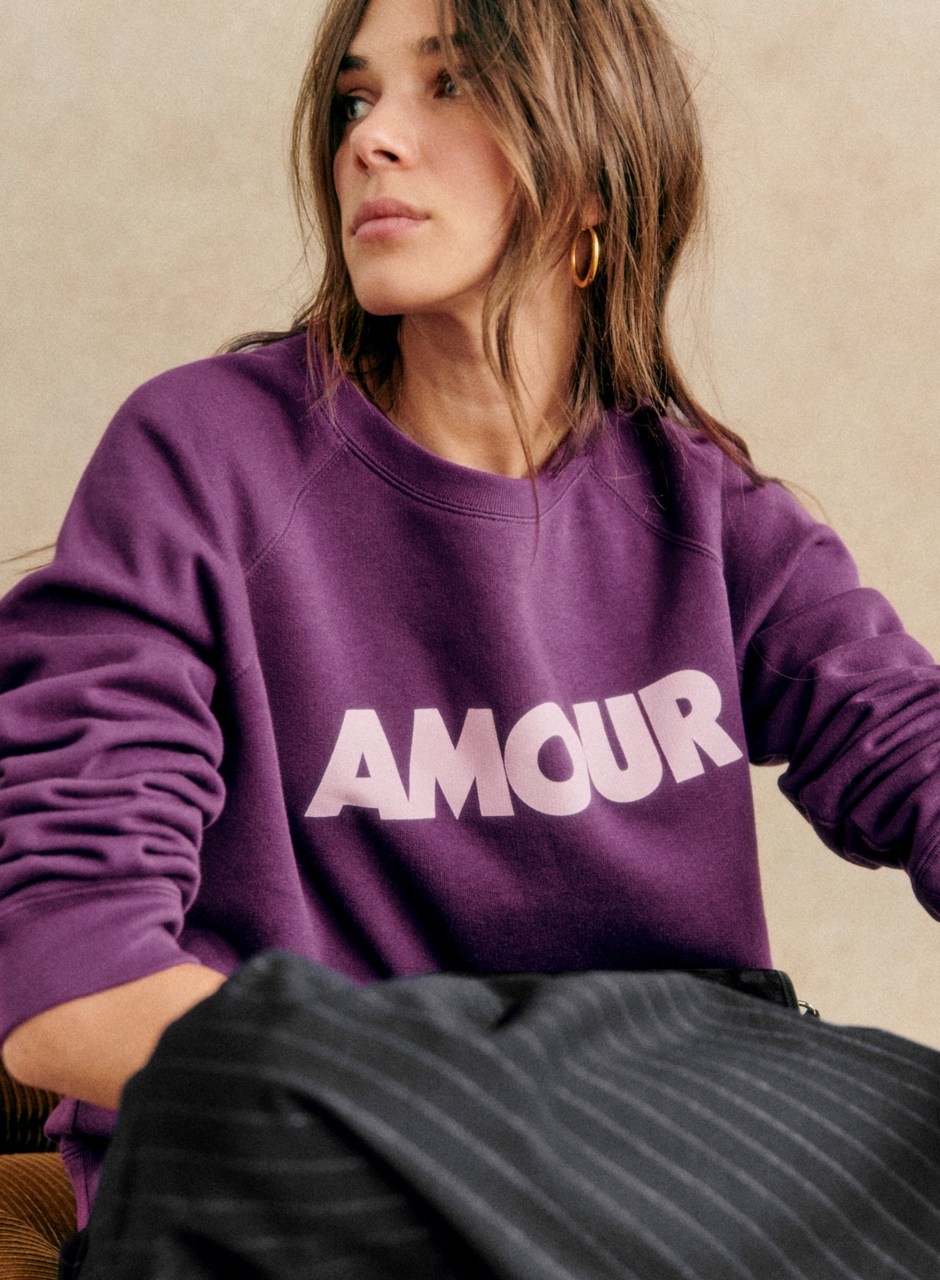 Amour Sweatshirt Purple/Lilac