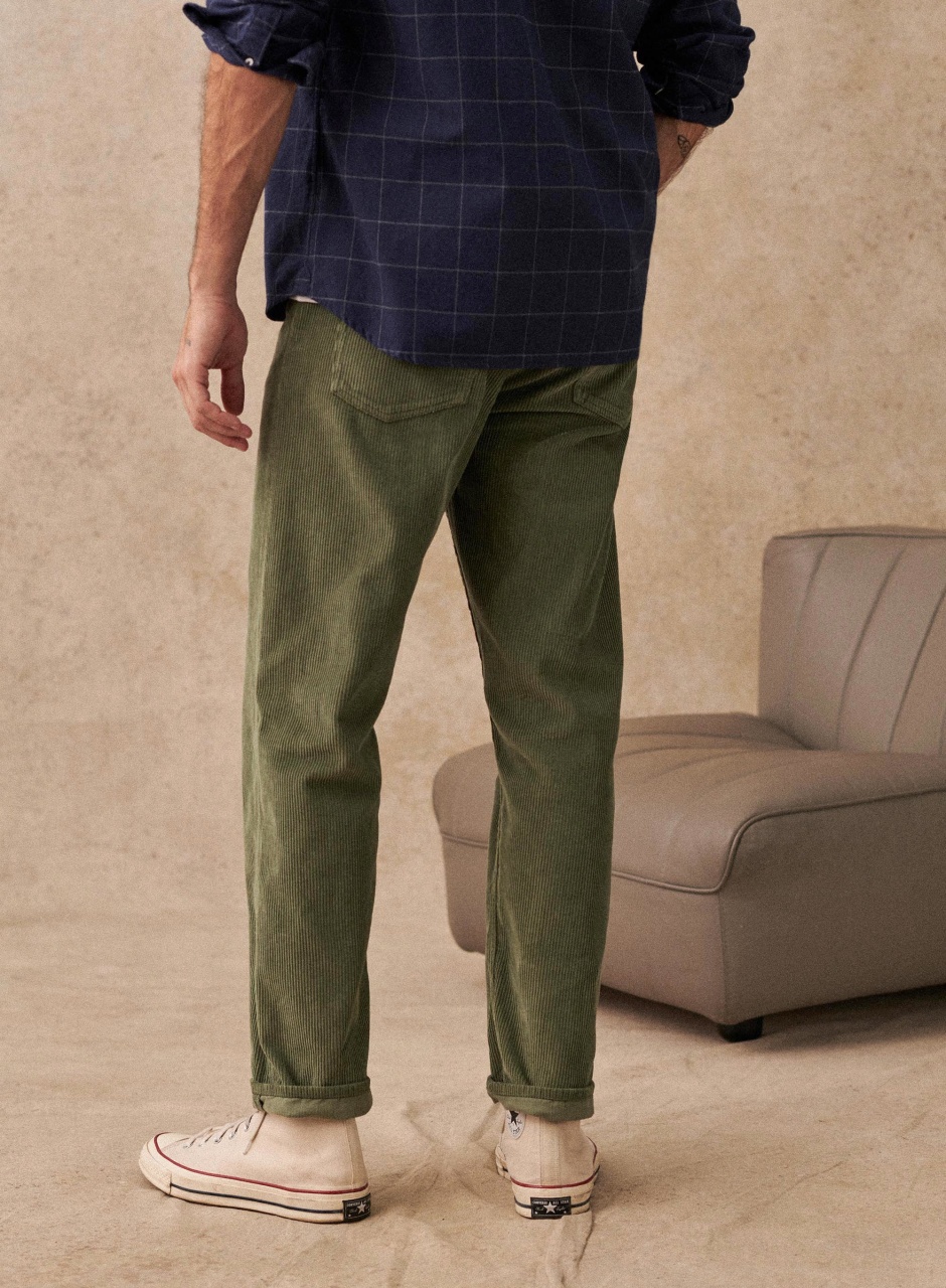 Corduroy Albano Trousers Green