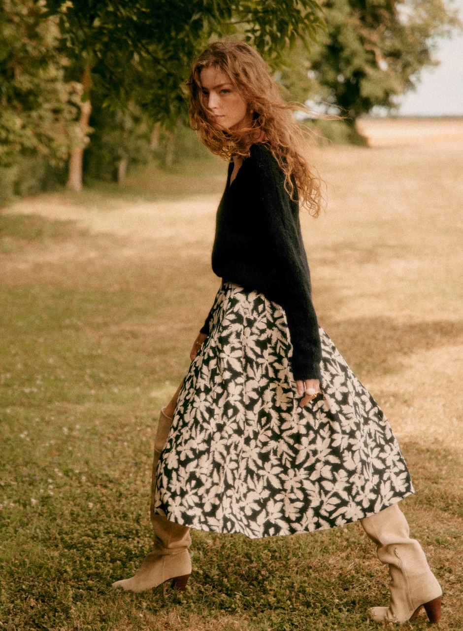 Alicia Skirt Black & White