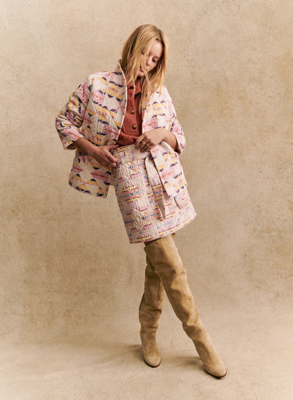 Leandra Skirt Multicoloured jacquard