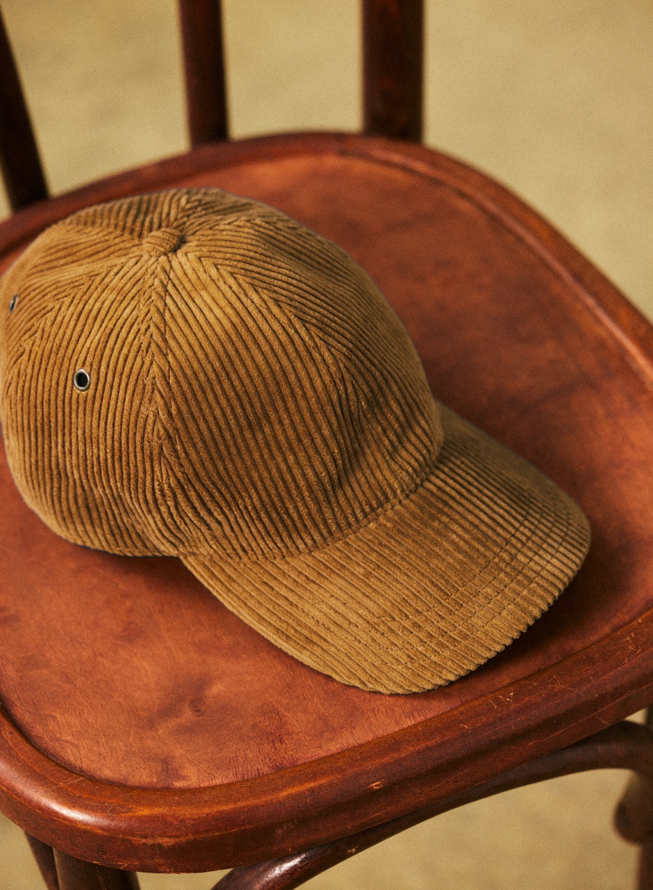 Chase Corduroy Cap Large Camel Rib