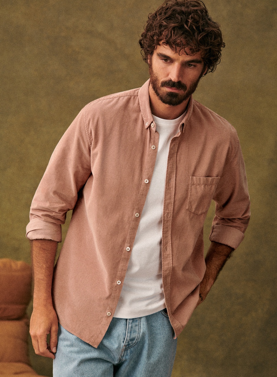 Velvet Charlie Shirt Vintage Pink