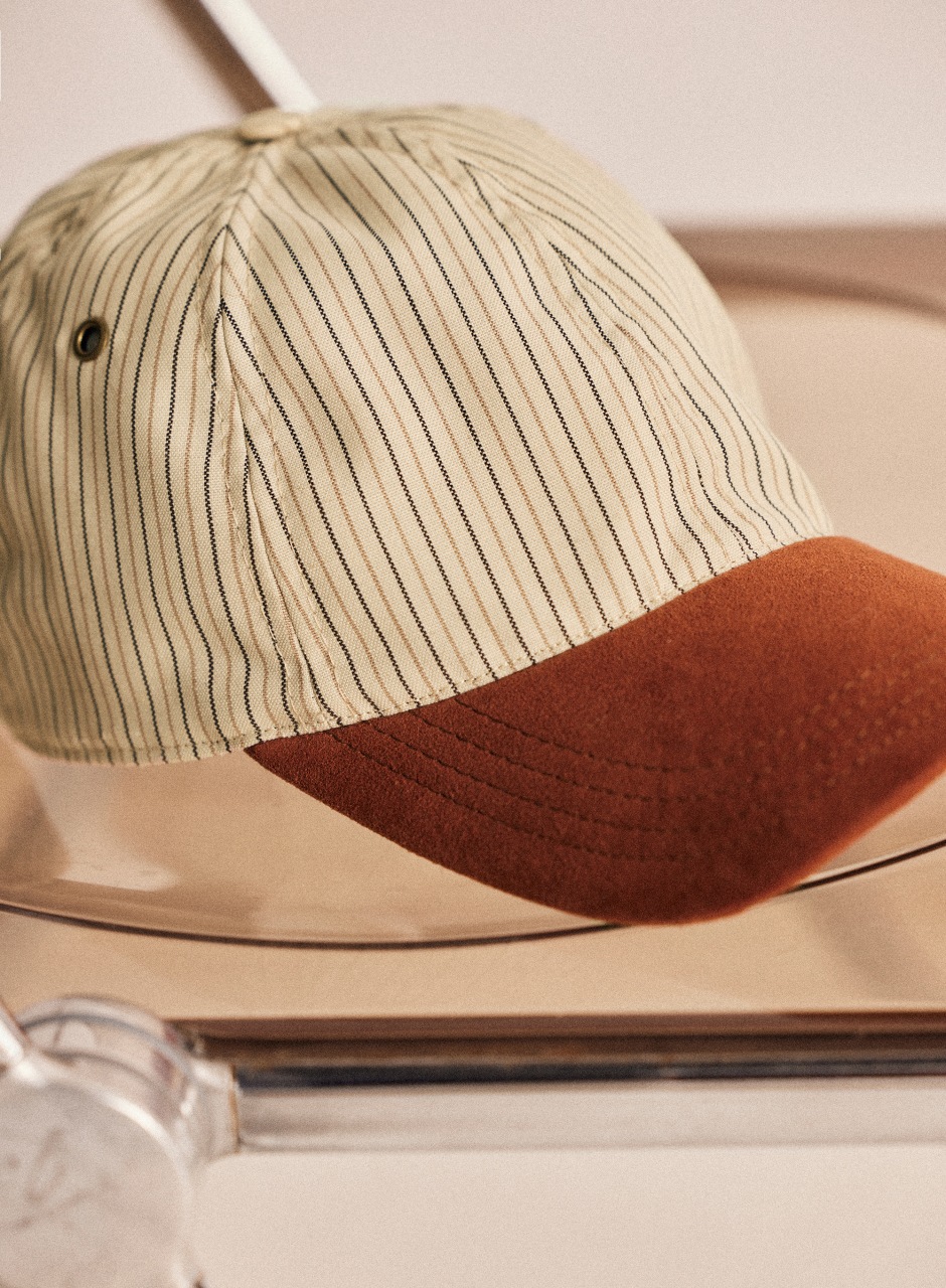 Scaddle Cap Ecru stripes Beige / Na