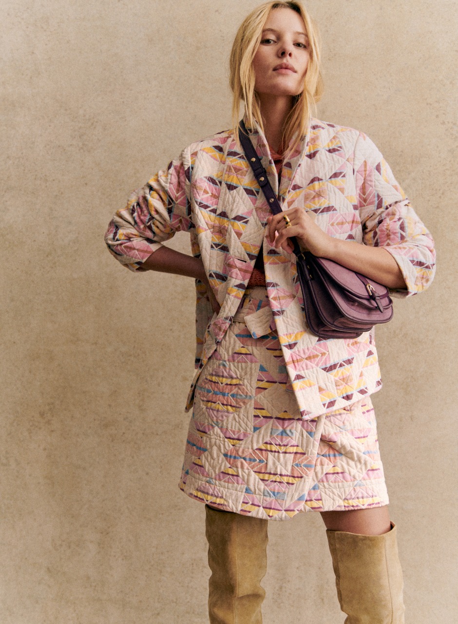 Leandra Skirt Multicoloured jacquard