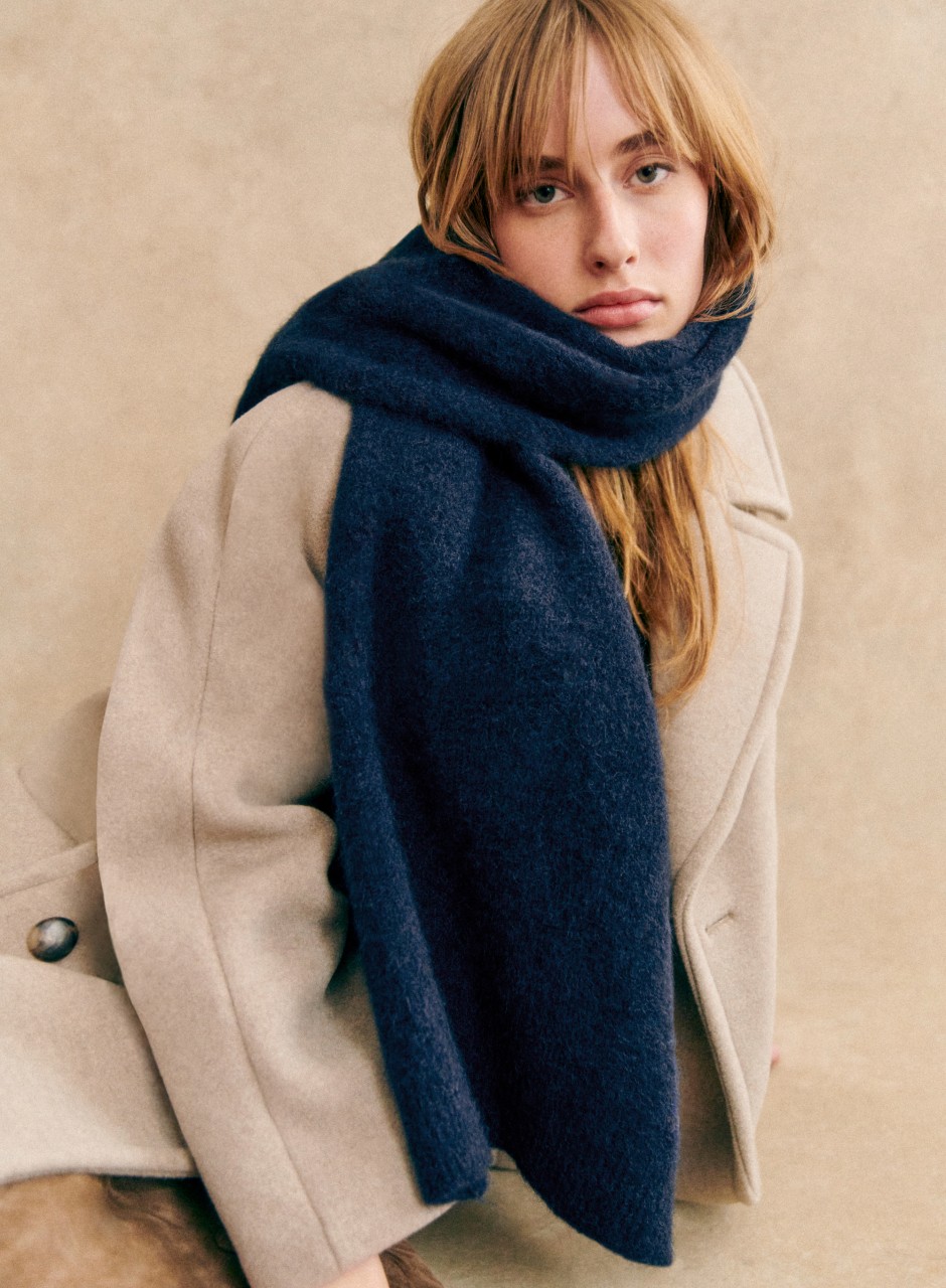 Marianne Scarf Navy Blue