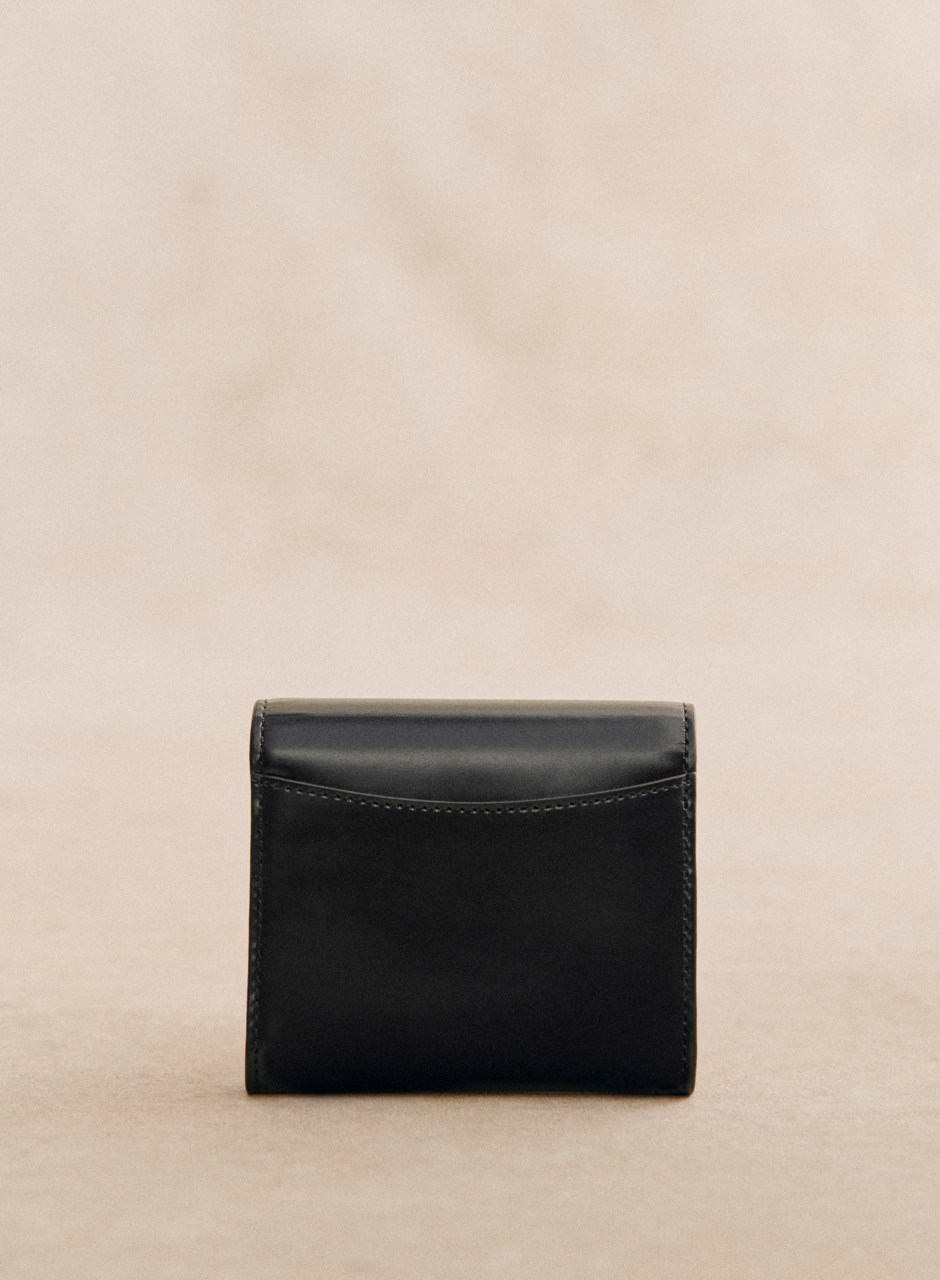 Small Milo Wallet Glossy Black