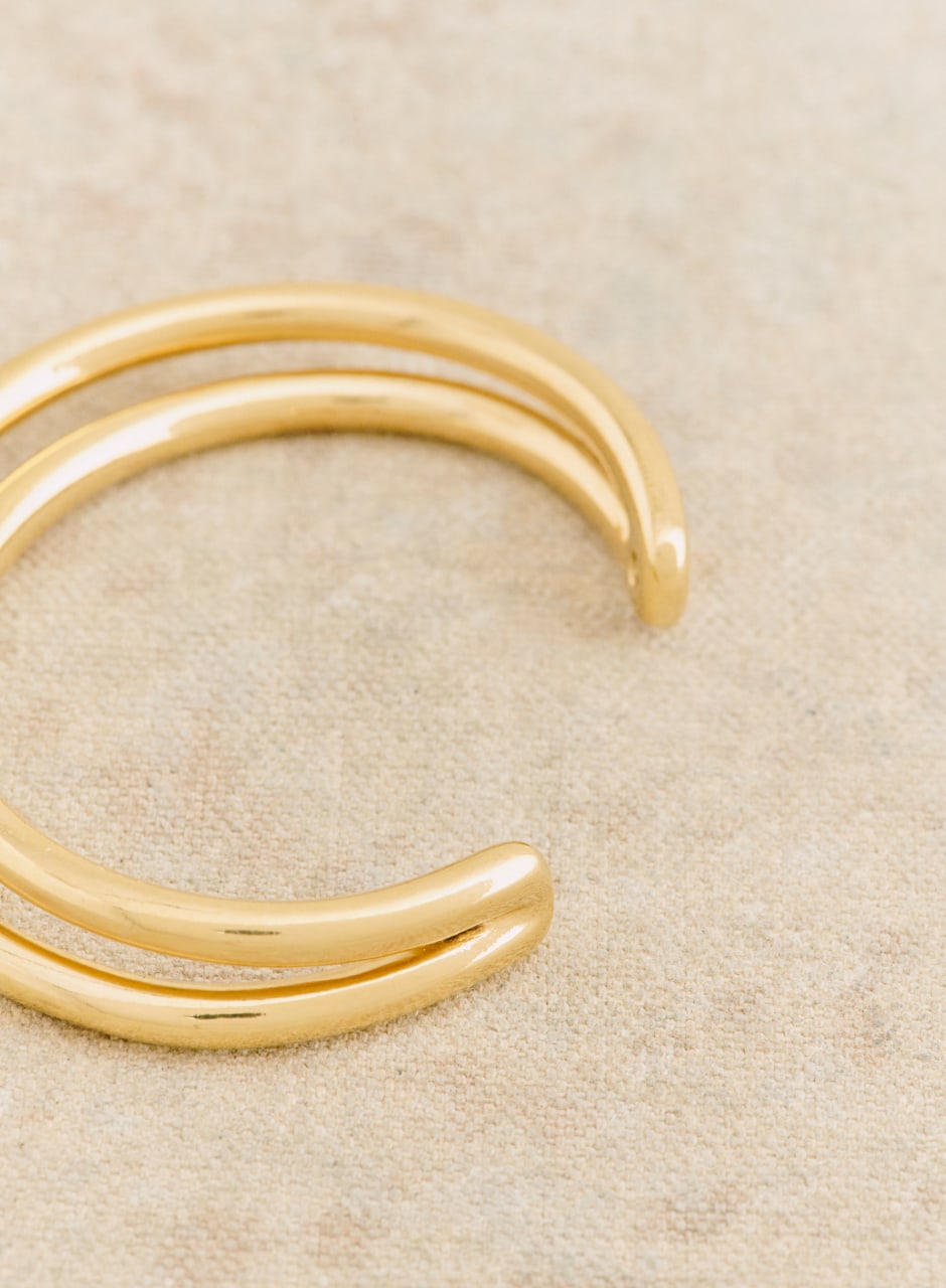 Chiara Wrist Cuff Bracelet Gold