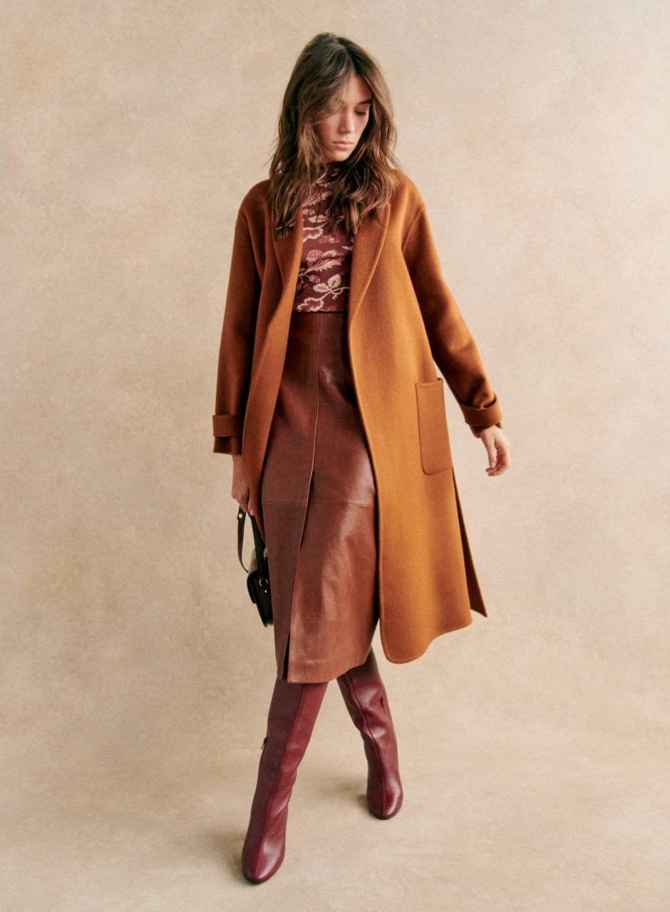 Amandine Boots Smooth Burgundy