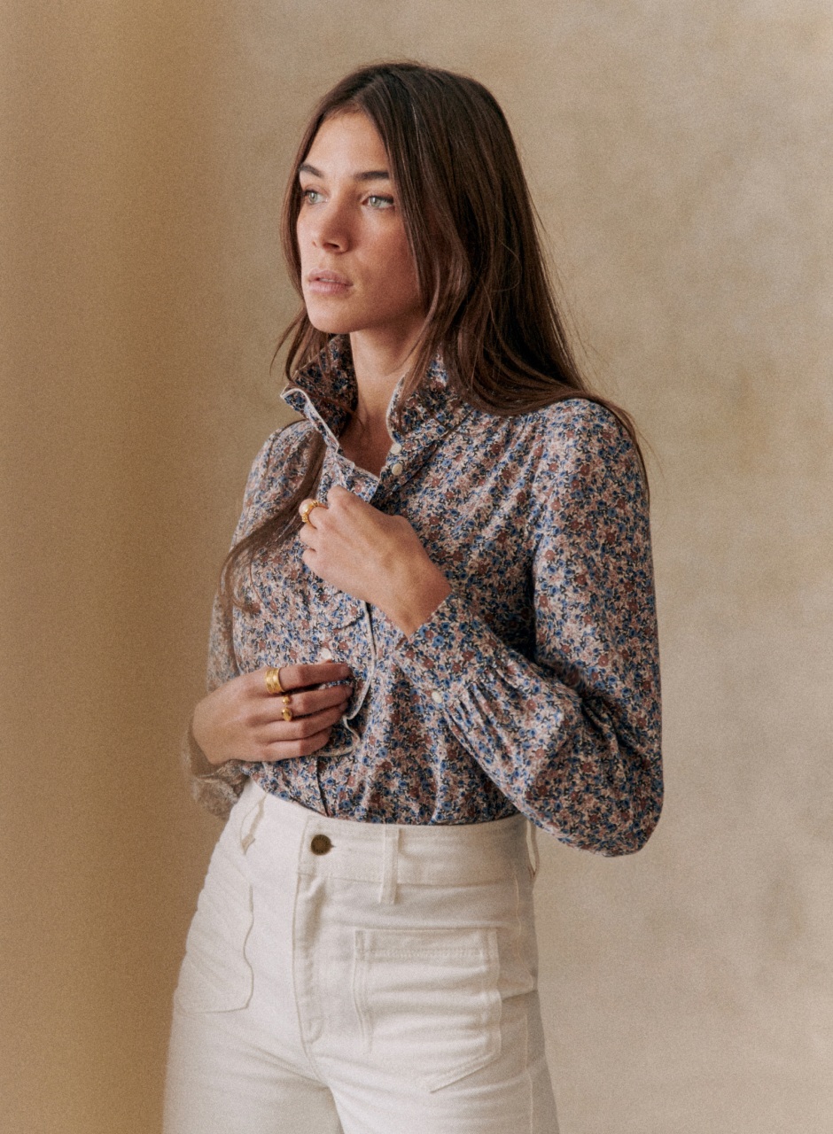 Chlo Shirt Blooming blue