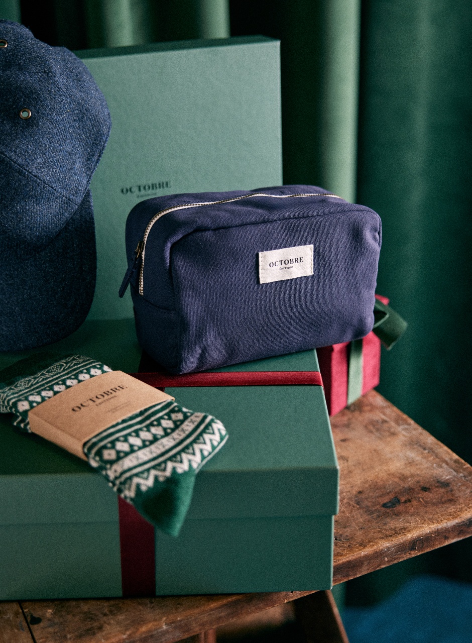 Pack 7 : Twyman navy & Christmas green socks & Chase tweed mottled blue Multicoloured