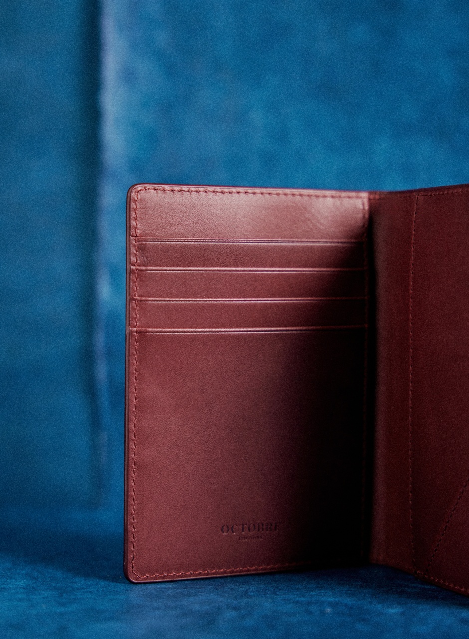 Bryson Passport Holder Burgundy