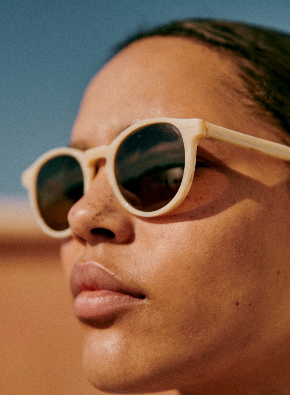 Penelope Sunglasses Ecru