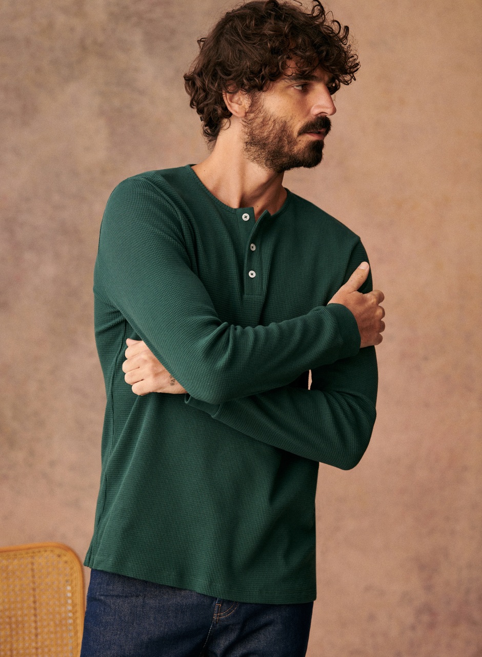 Toney Henley Pine Green