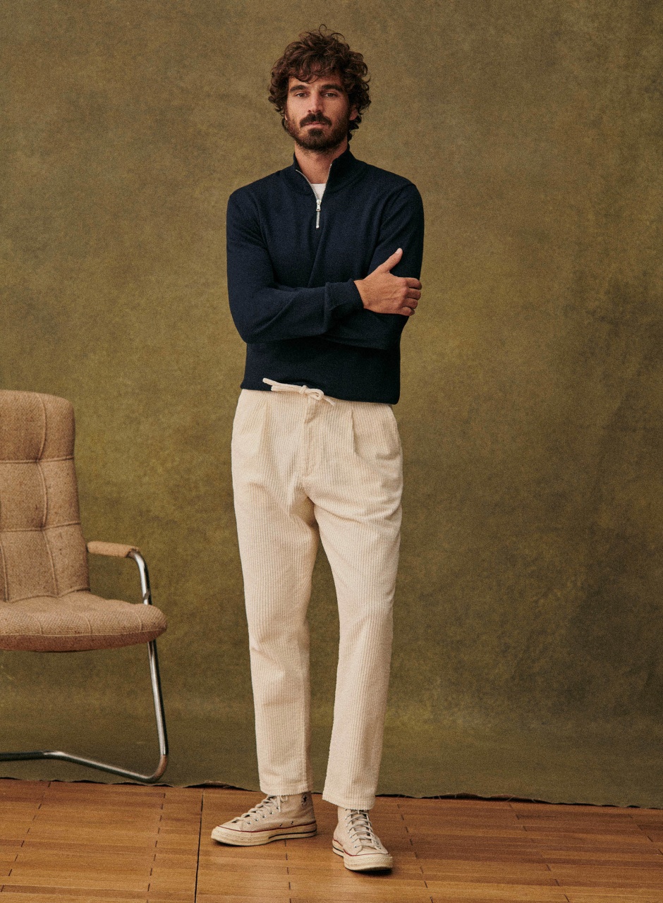 Matthis Sweater Navy Blue