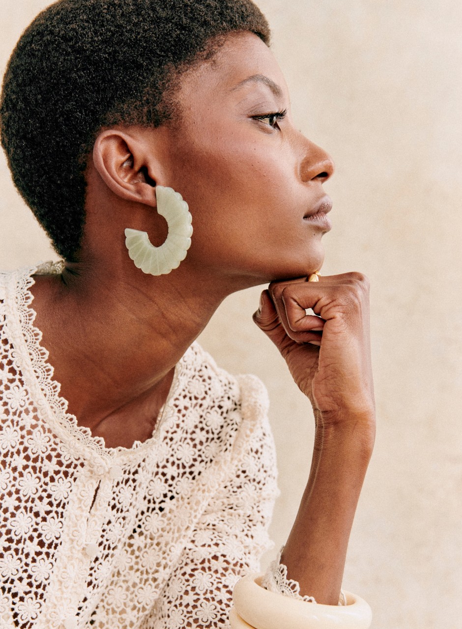 Sandy Earrings Sea Green