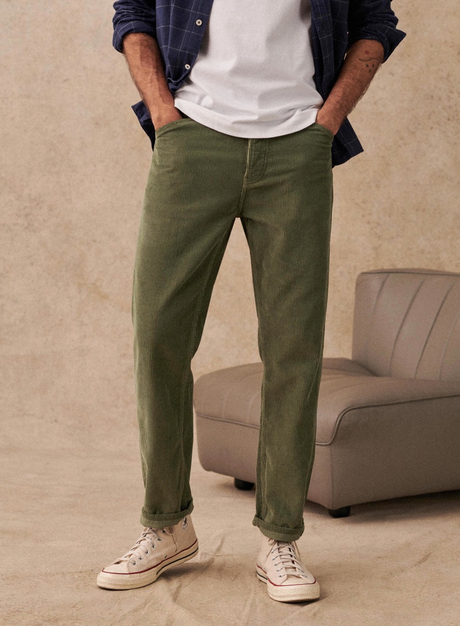 Corduroy Albano Trousers Green