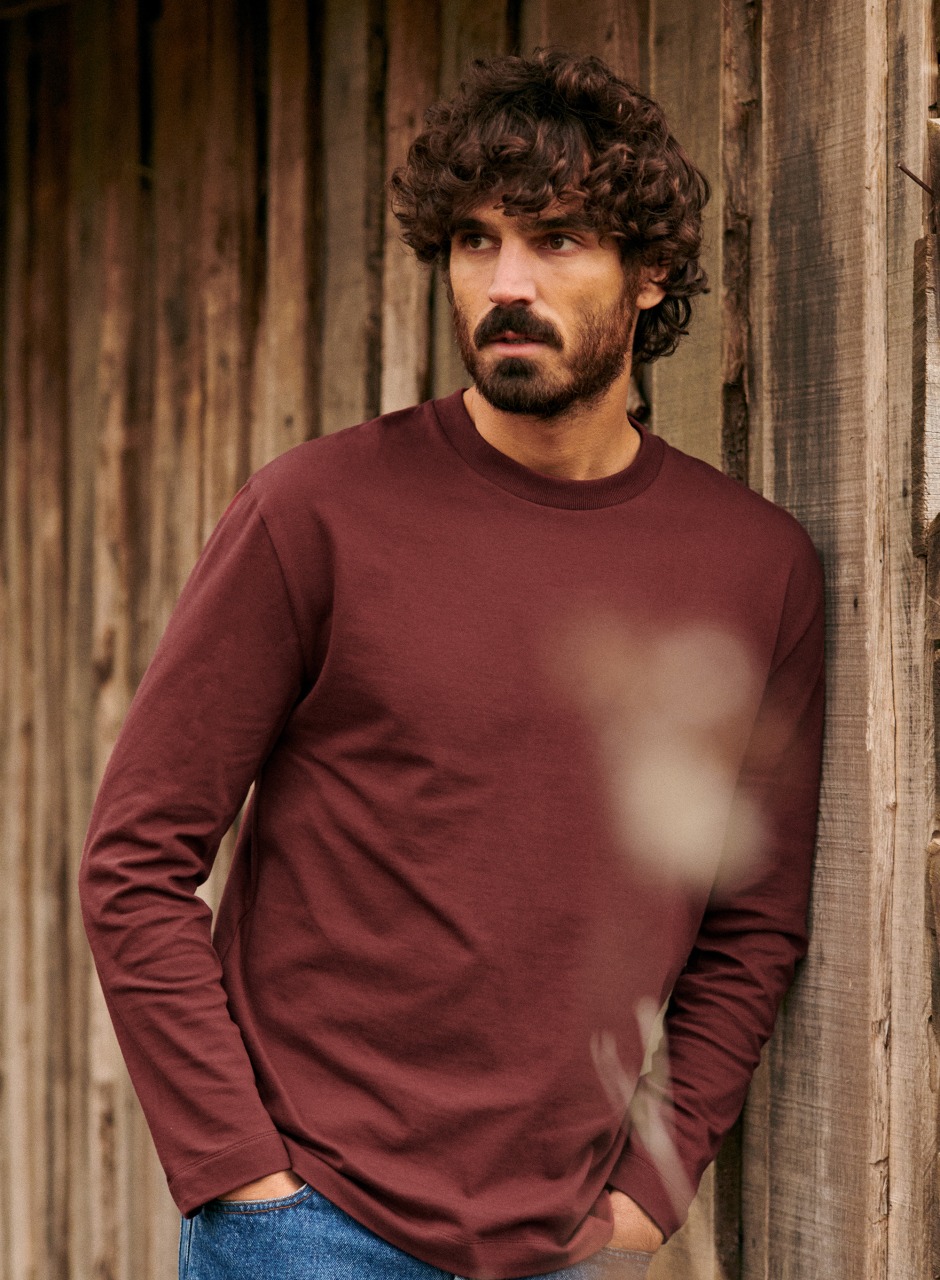 Leary T-Shirt Burgundy