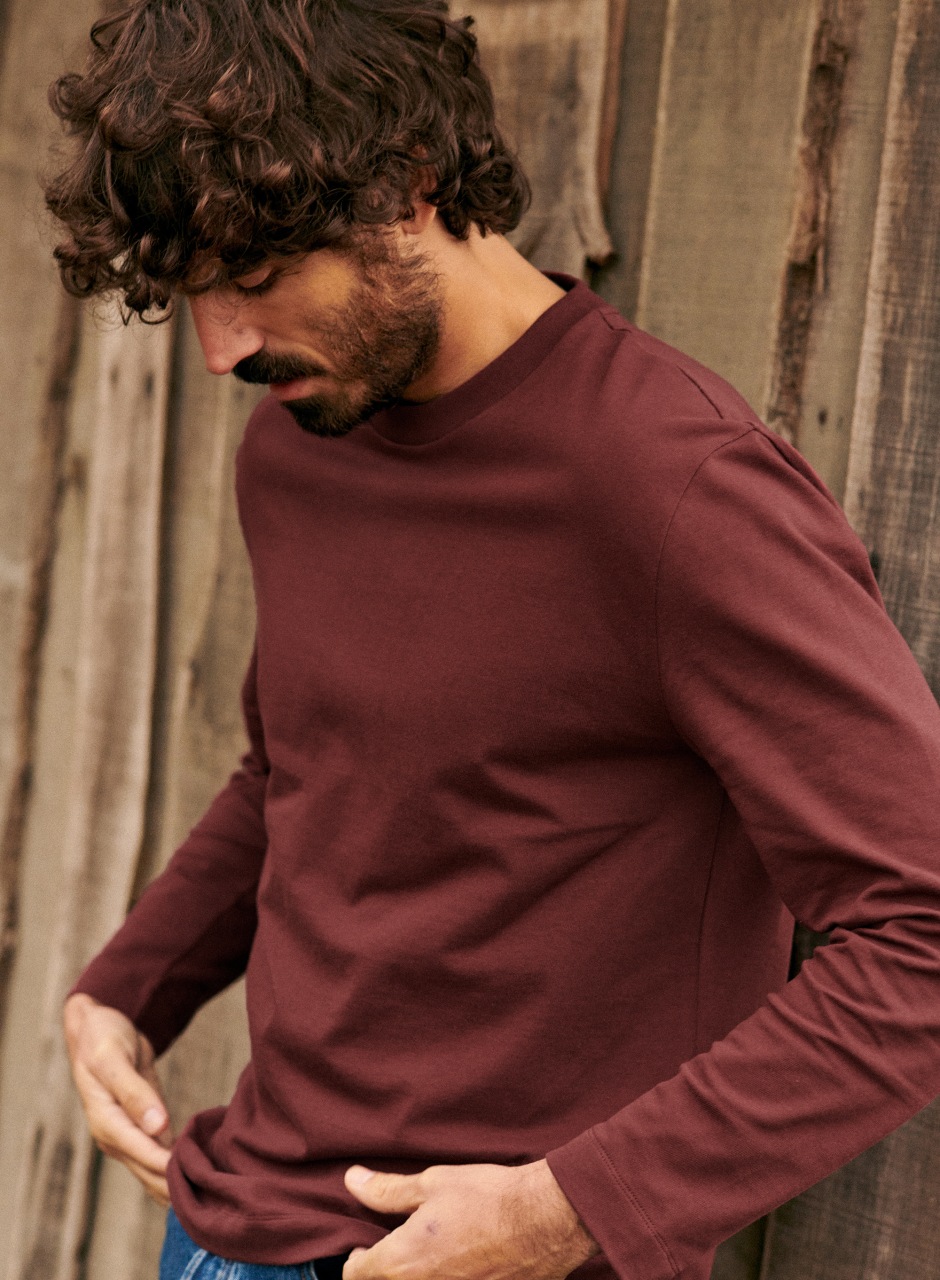 Leary T-Shirt Burgundy