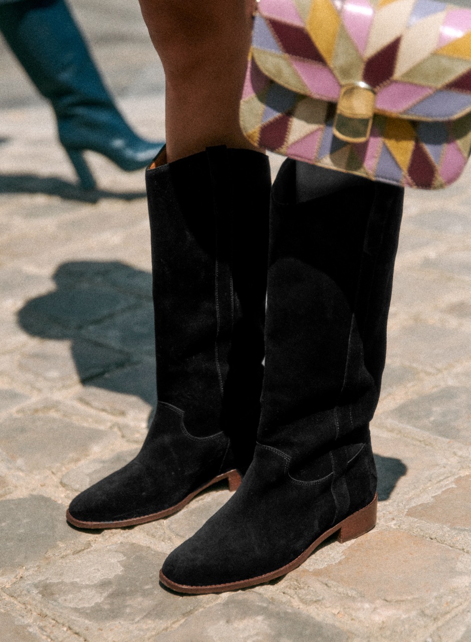 Gabrielle Low Boots Black