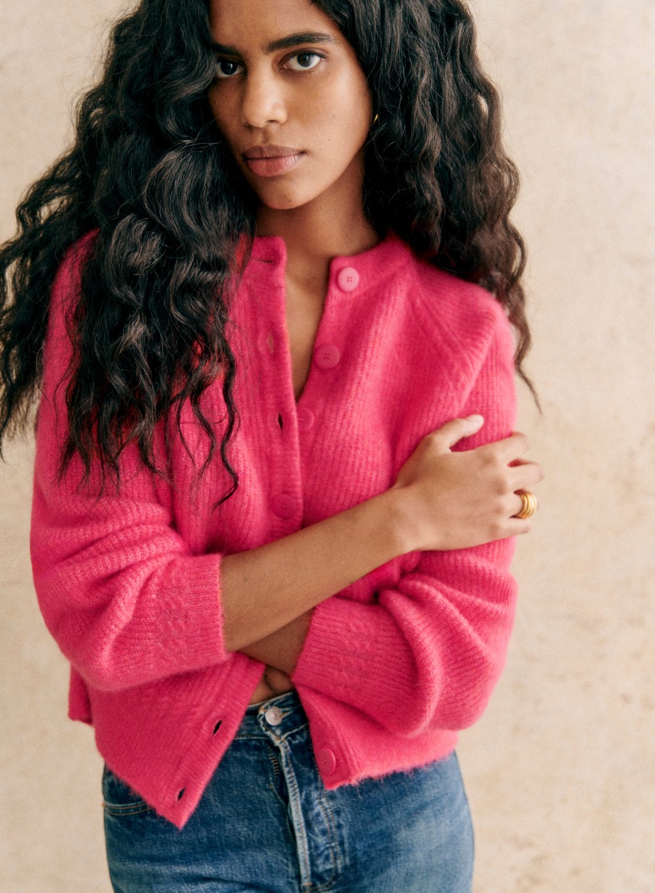 Othello Cardigan Candy pink