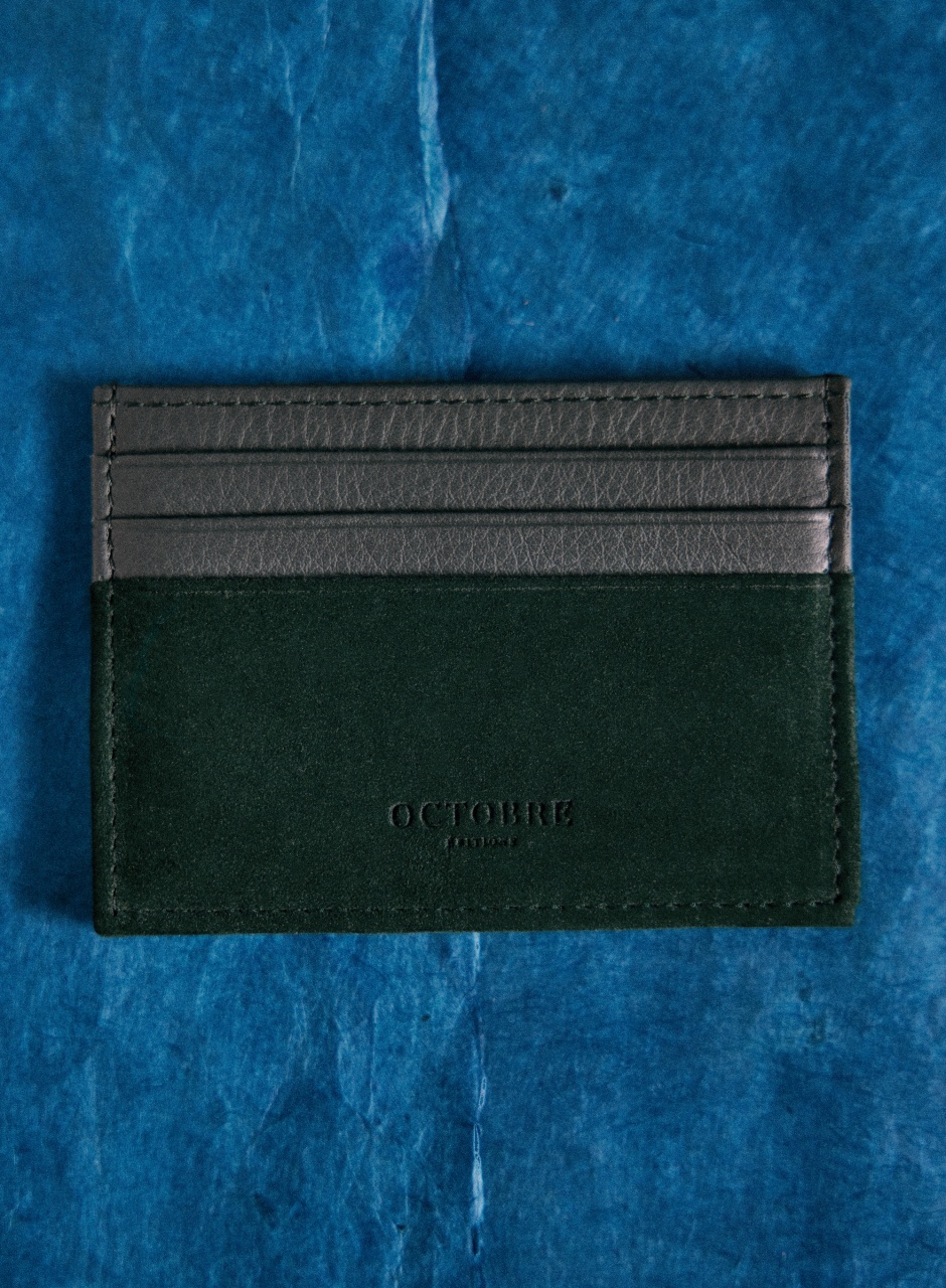 Dean Bi-Material Card Holder Green